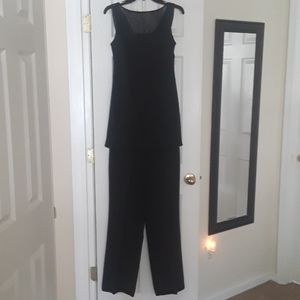 Evan Picone 2 piece dressy top & pant set